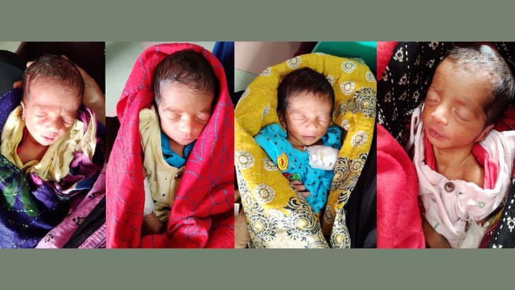 ফেনীতে একসঙ্গে ৪ সন্তান জন্ম দিল এক গৃহবধূ
