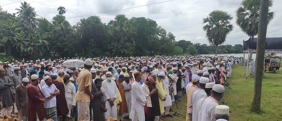 ভালুকায় সাবেক ইউপি চেয়ারম্যানের জানাযা সম্পন্ন