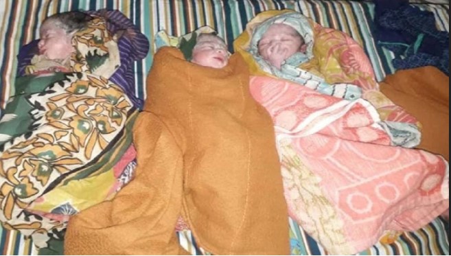 একসাথে ৪ কন্যার মা হলেন নাটোরের লাভলী 