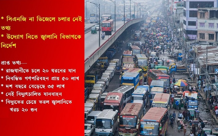 গণপরিবহনের জ্বালানি পরিসংখ্যান নেই