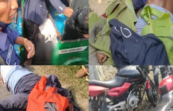 চাঁদপুরে বাসের ধাক্কায় তিন মোটরসাইকেল আরোহী নিহত