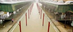 সিলেট রেলস্টেশনও ঢুকেছে বন্যার পানি