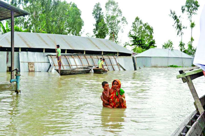 মহাবিপর্যয় রূপে বন্যা