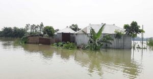 মৌলভীবাজারের কুলাউড়ায় বন্যা পরিস্থিতি অপরিবর্তিত রয়েছে