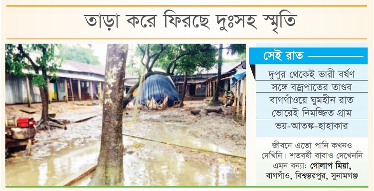 সিলেটে বন্যা- সরেজমিন প্রতিবেদন