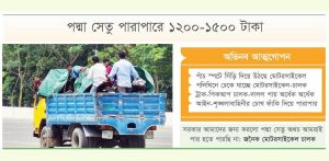 দ্বিচক্র ছুটছে চারচক্রে