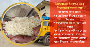 নিষেধাজ্ঞা উপেক্ষা করে নিম্নমানের চাল সংগ্রহ