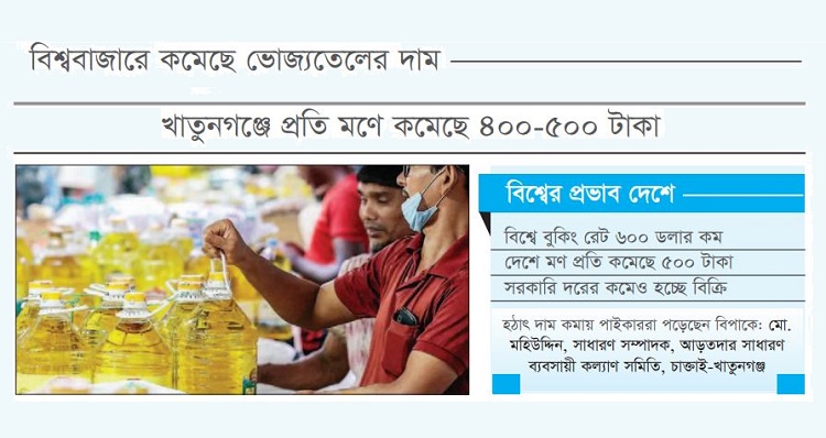 পাইকারি বাজারে স্বস্তি