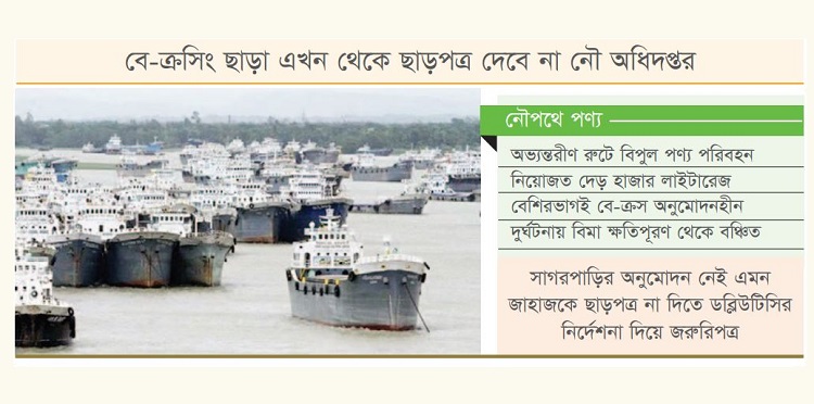 লাইটারেজ জাহাজের অবাধে সাগরপাড়ি