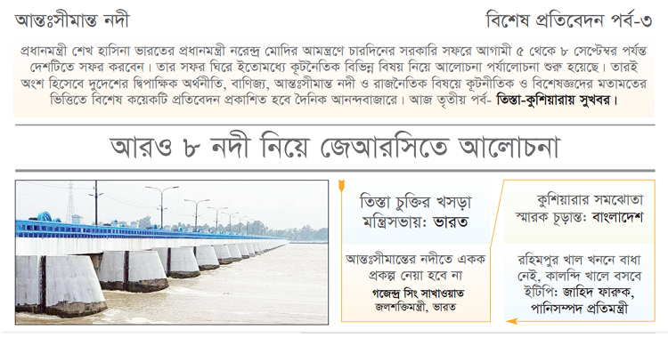 তিস্তা-কুশিয়ারায় সুখবর