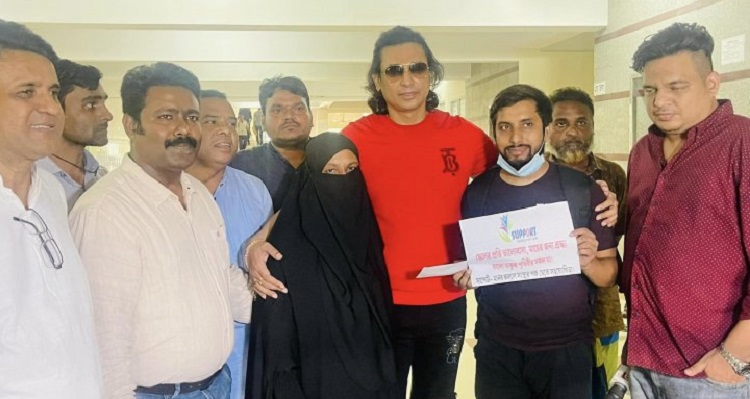 এবার কিডনি বিক্রি করতে চাওয়া মেহেদির পাশে জায়েদ খান