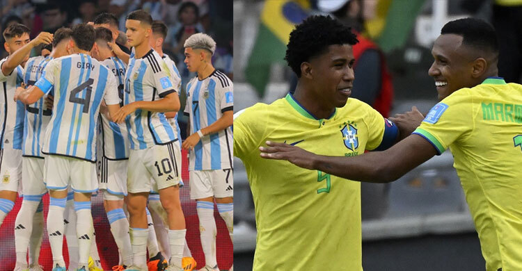 আজ মাঠে নামছে ব্রাজিল-আর্জেন্টিনা
