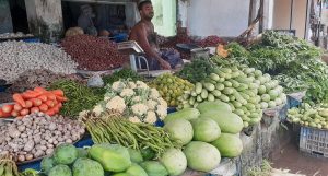 ফুলবাড়ীতে উর্ধ্বমূখী সবজির বাজার