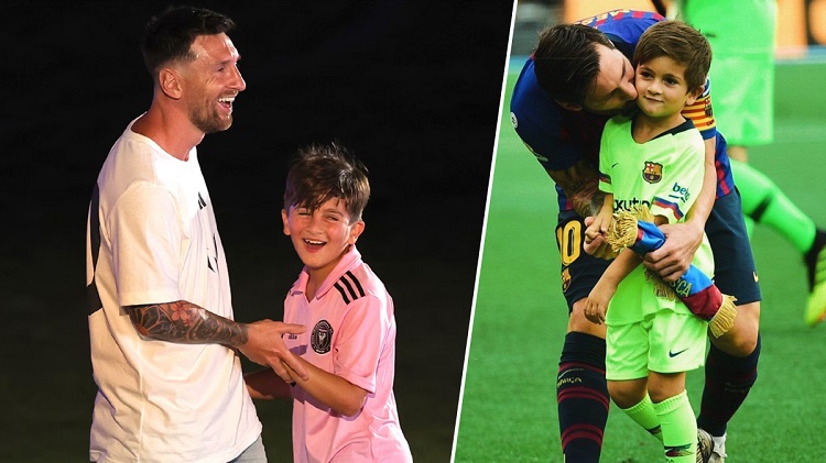 এবার মায়ামির হয়ে খেলবে মেসির ছেলে থিয়েগো