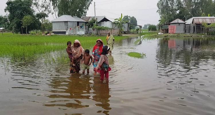 তিস্তার স্রোতে সড়ক ভেঙে যোগাযোগ বিচ্ছিন্ন ৩ গ্রাম