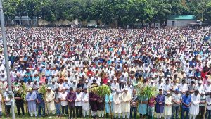 বাবা মায়ের পাশেই শায়িত হলেন আব্দুল কুদ্দুস এমপি