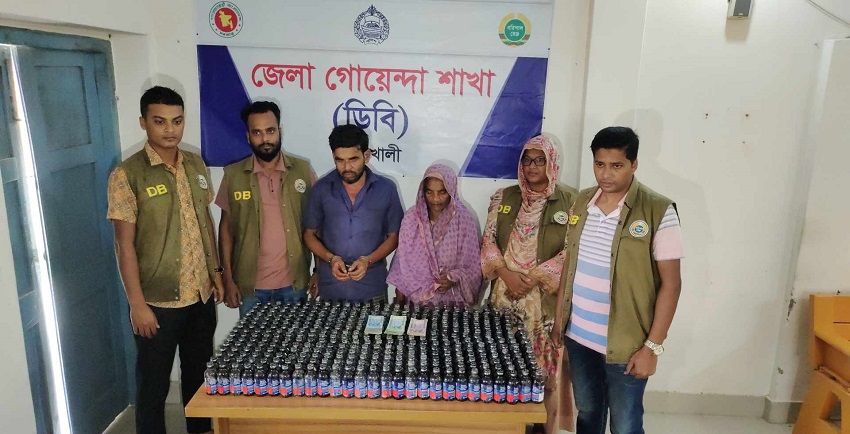 পটুয়াখালীতে ফেন্সিডিলসহ আটক-২