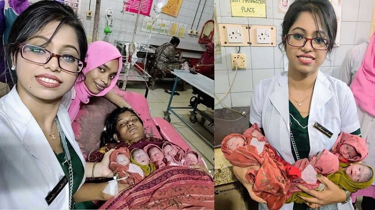 ঢাকা মেডিকেলে ৫ সন্তানের জন্ম দিলেন এক নারী