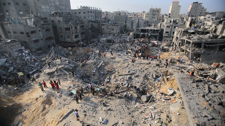 গাজায় ২৫ দিনে ৮ হাজার ৭৯৬ জনের মৃত্যু