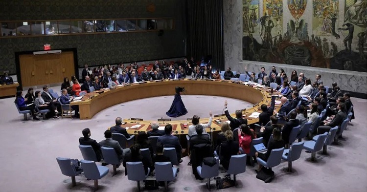 জাতিসংঘের নিরাপত্তা পরিষদে গাজায় যুদ্ধবিরতির প্রস্তাব পাস