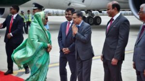 মোদির শপথ অনুষ্ঠানে যোগ দিতে দিল্লিতে প্রধানমন্ত্রী শেখ হাসিনা