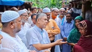 জয়পুরহাটে ছাত্র আন্দোলনে নিহত বিশালের পরিবারের পাশে বিএনপি