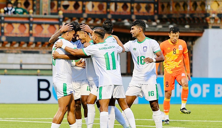 মোরসালিনের গোলেই বাংলাদেশের জয়