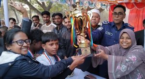 জয়পুরহাটে গোল্ডকাপ ফুটবলে কালাই উপজেলা চ্যাম্পিয়ন